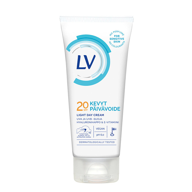 LV Легкий увлажняющий дневной крем для лица с фактором защиты SPF 20, 60 мл