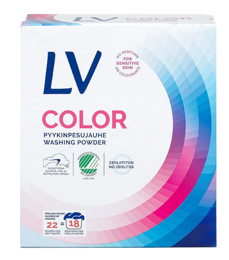 Стиральный порошок концентрированный COLOR LV 750 гр.